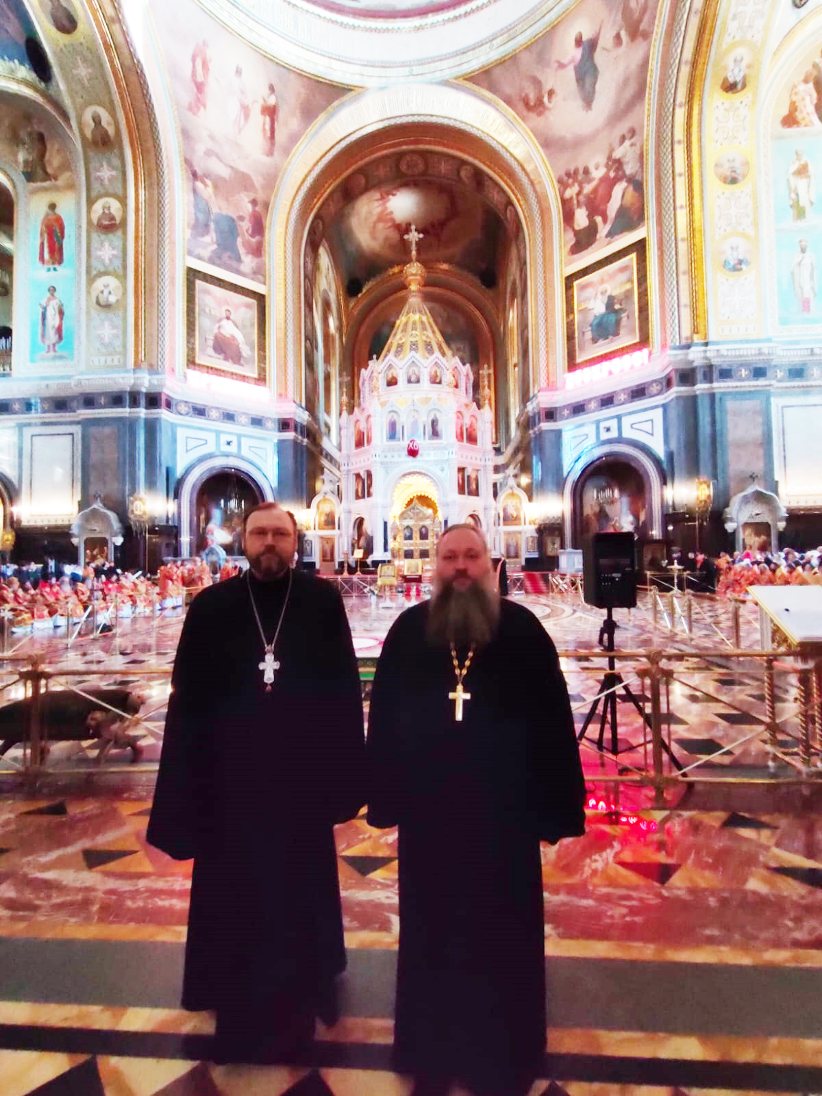 Священники Томской епархии приняли участие в Патриаршем богослужении в Храме Христа Спасителя