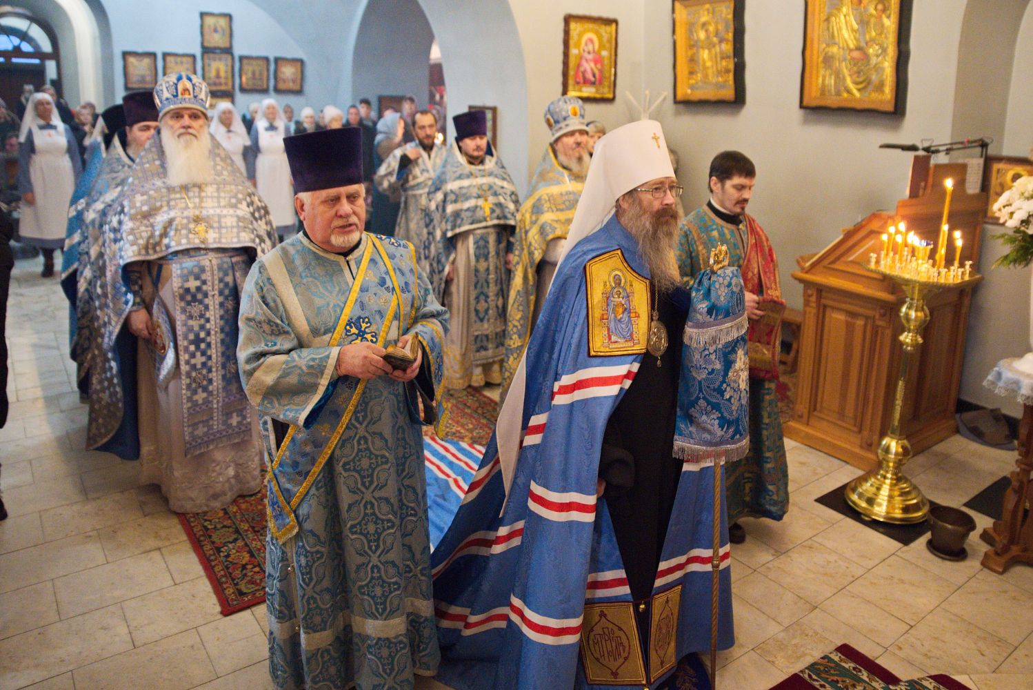 Храмовый праздник в Знаменской церкви