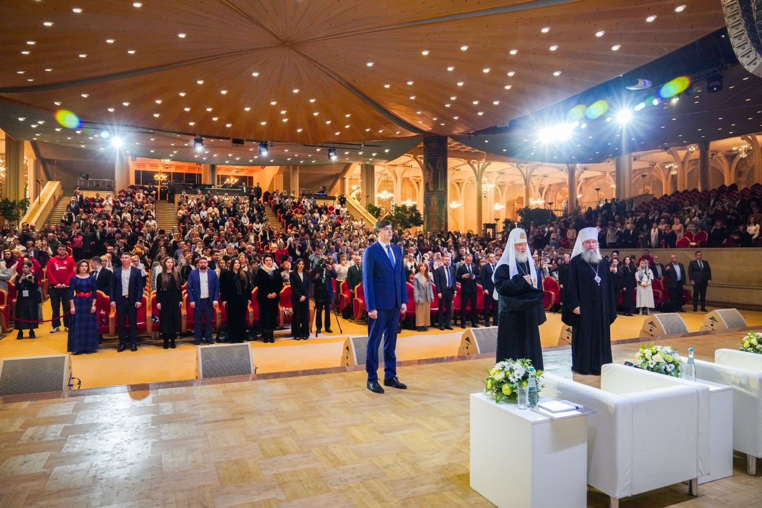 Помощник настоятеля по педагогической работе приняла участие во встрече Святейшего Патриарха с педагогами России