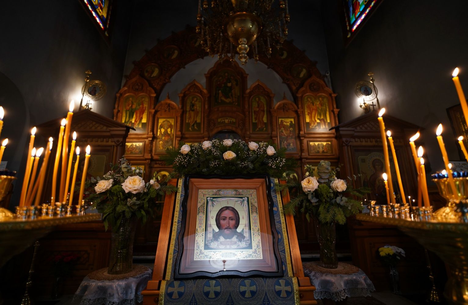 Новогодний молебен отслужили в Знаменском храме