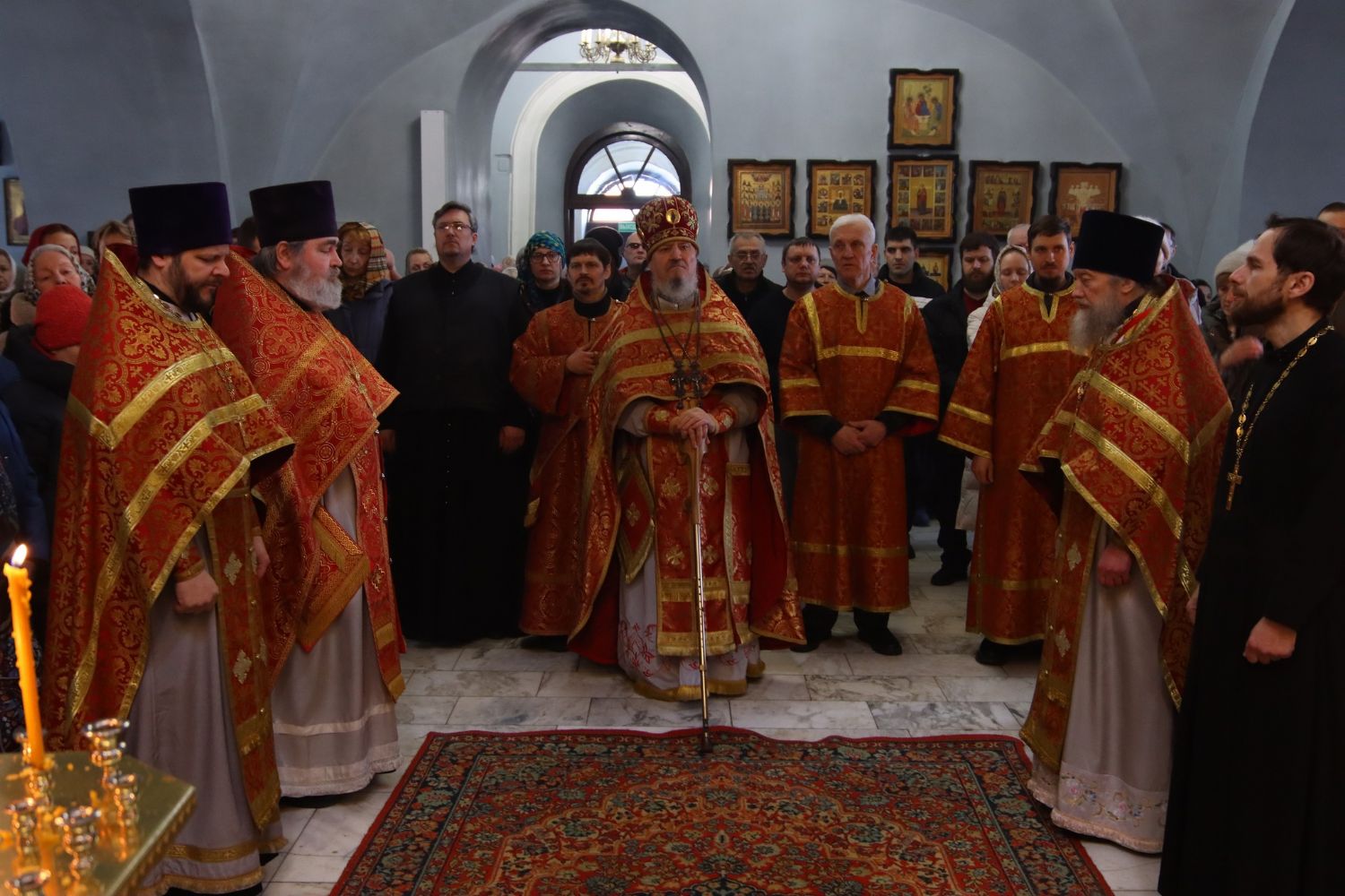 Память 40 Севастийских мучеников в Неделю 4-ю Великого поста в Знаменском храме