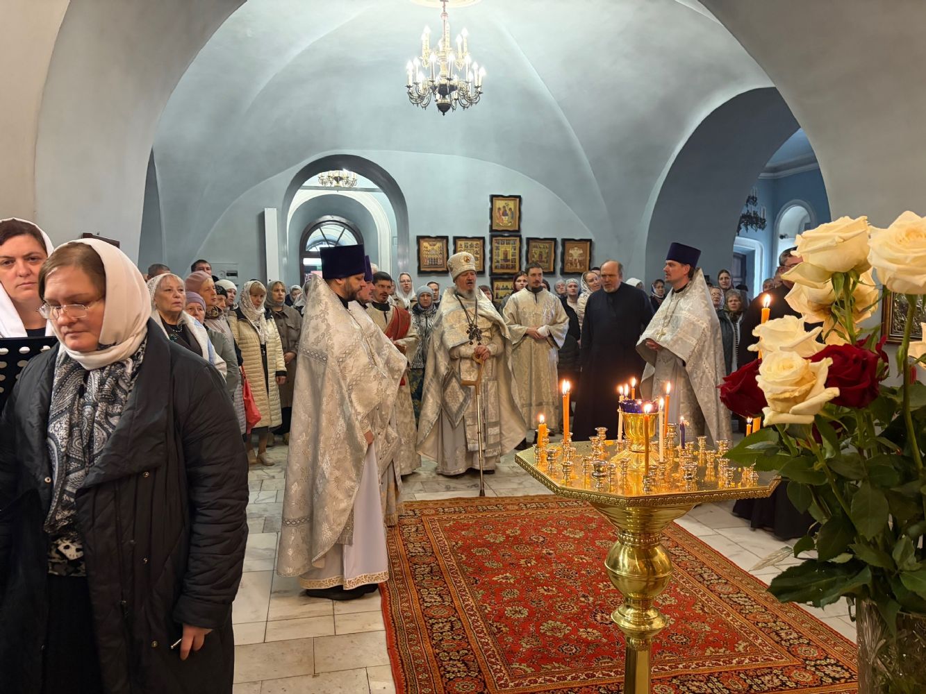В Знаменском храме торжественно встретили праздник Вознесения Господня
