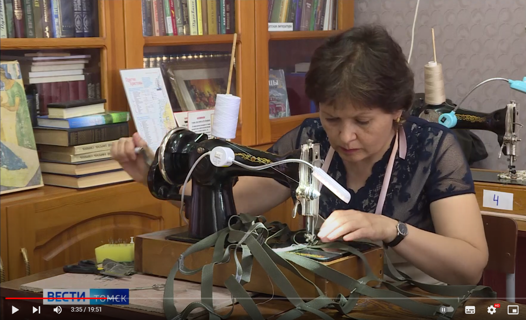 На телеканале ГТРК вышел сюжет о швейной мастерской Знаменского храма